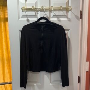 DSG Women's Black Zip-Up Sweatshirt